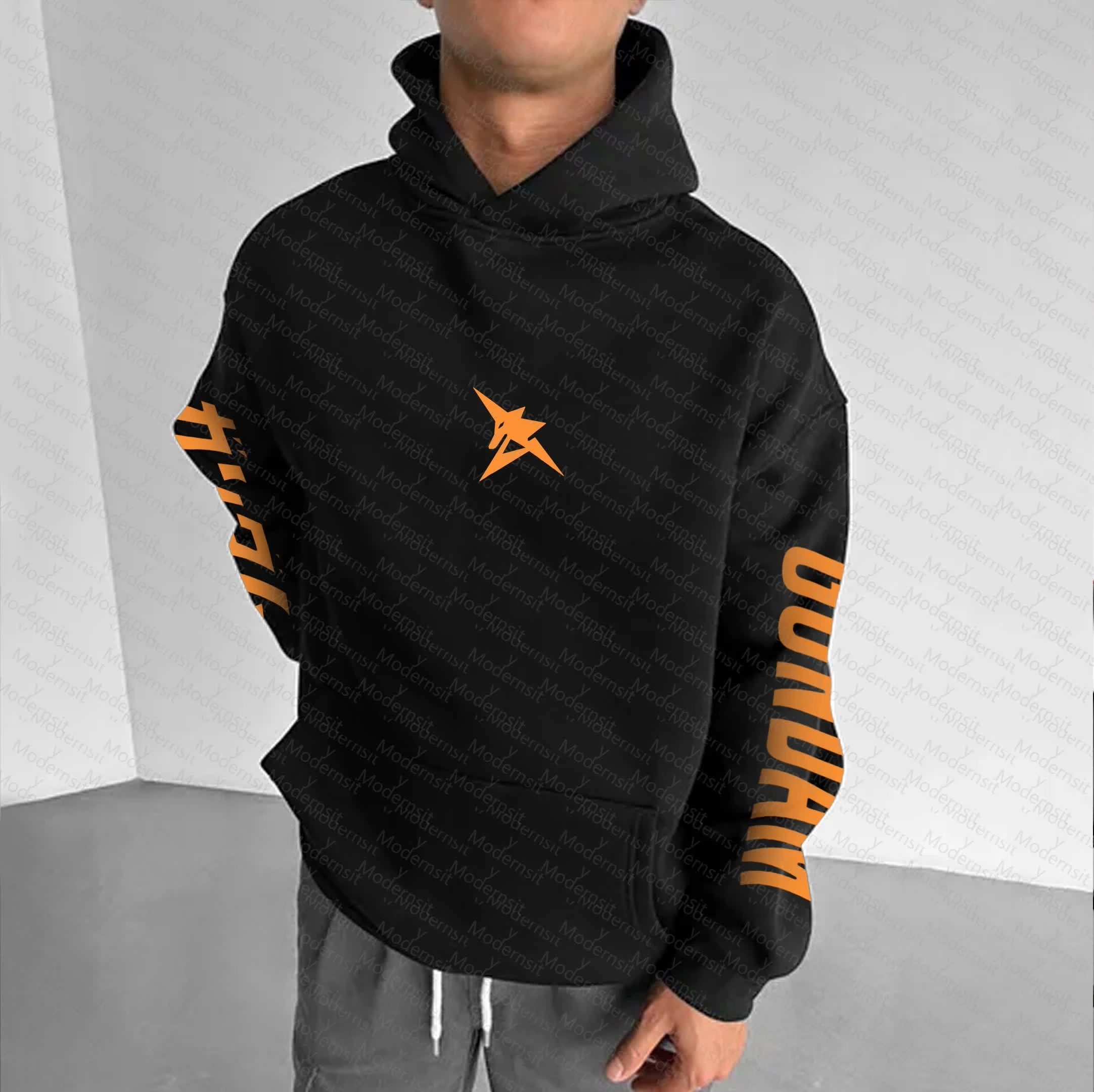 الرجال النساء GUNDAM أنيمي الأسود بنطال رياضي الذهب الأزرق ميكا الجرافيك الشارع الشهير فضفاضة تناسب عادية الجري اللياقة البدنية Sweatpants #3