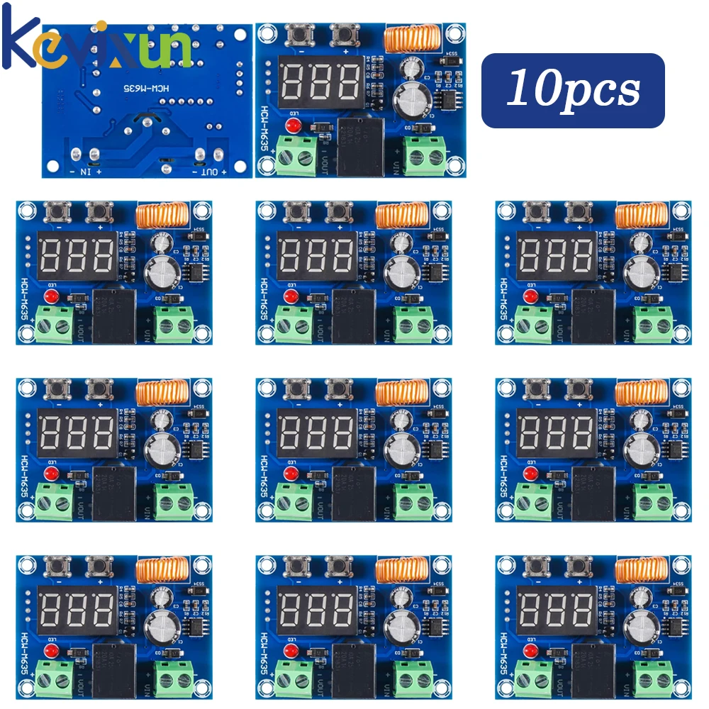 XH-M609 Niederspannungs-Trennschalter, abgeschaltet, 12 V, 24 V, 36 V, digitales LED-Display, Überentladungsschutz für 12–36 V Lithium-Batterie