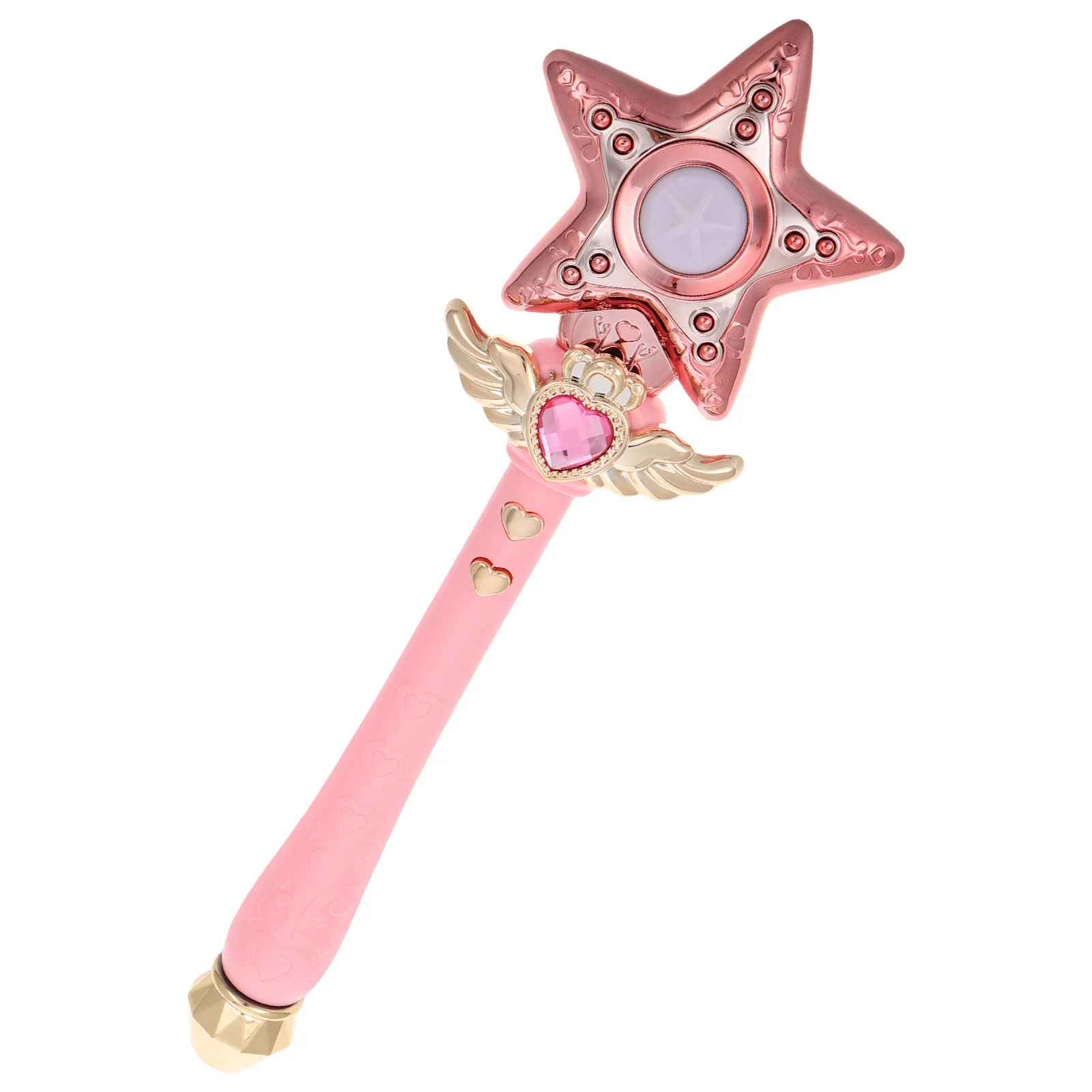 عصا الجنية المضيئة LED على شكل نجمة للفتيات، هدايا حفلات الأميرة، ملحقات احتفالات أعياد الميلاد #6