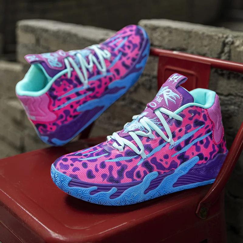 2025 Basketball Shoes for Men Cushioning Basketball Sneaker Women Kids High-top Outdoor Sport Sneakers Breathable Athletic Shoes image 5