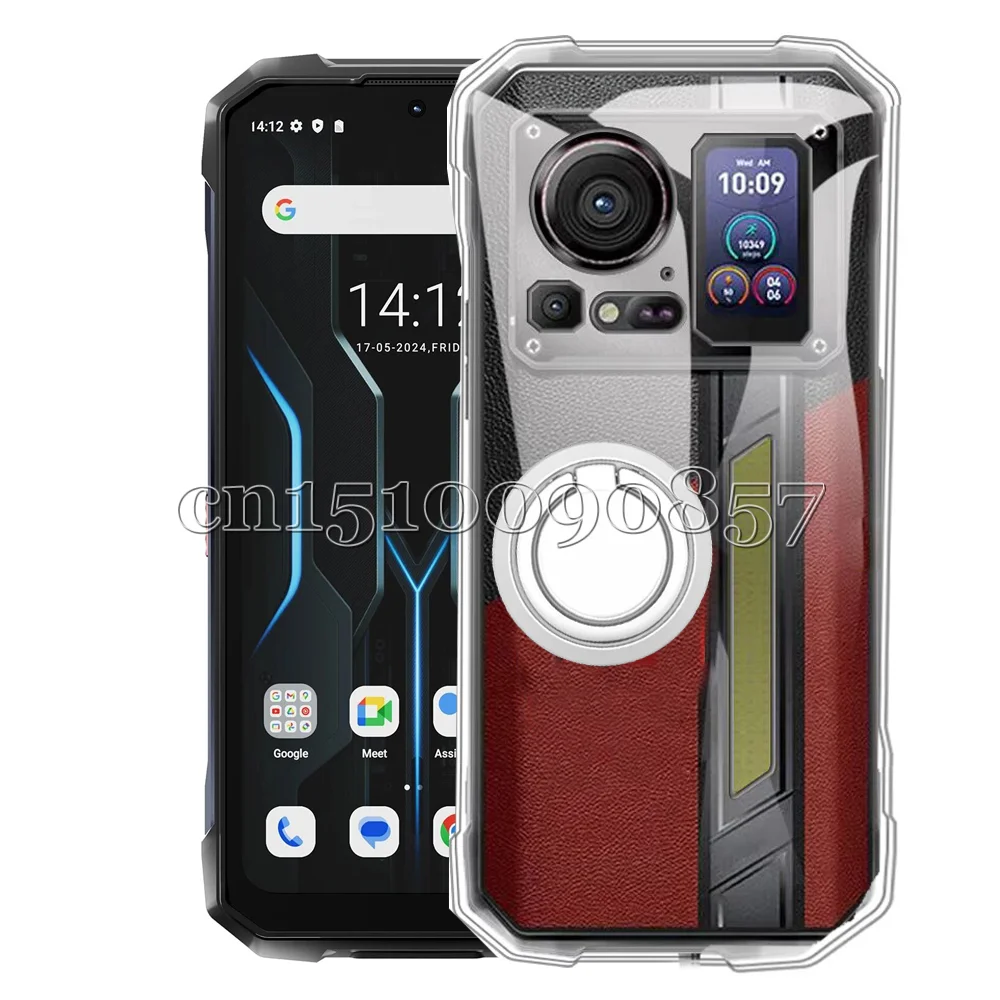 Etui z uchwytem na pierścień do HOTWAV Hyper 7 Pro Odporna na wstrząsy miękka obudowa z podpórką TPU do HOTWAV Hyper 7Pro — zdjęcie 3
