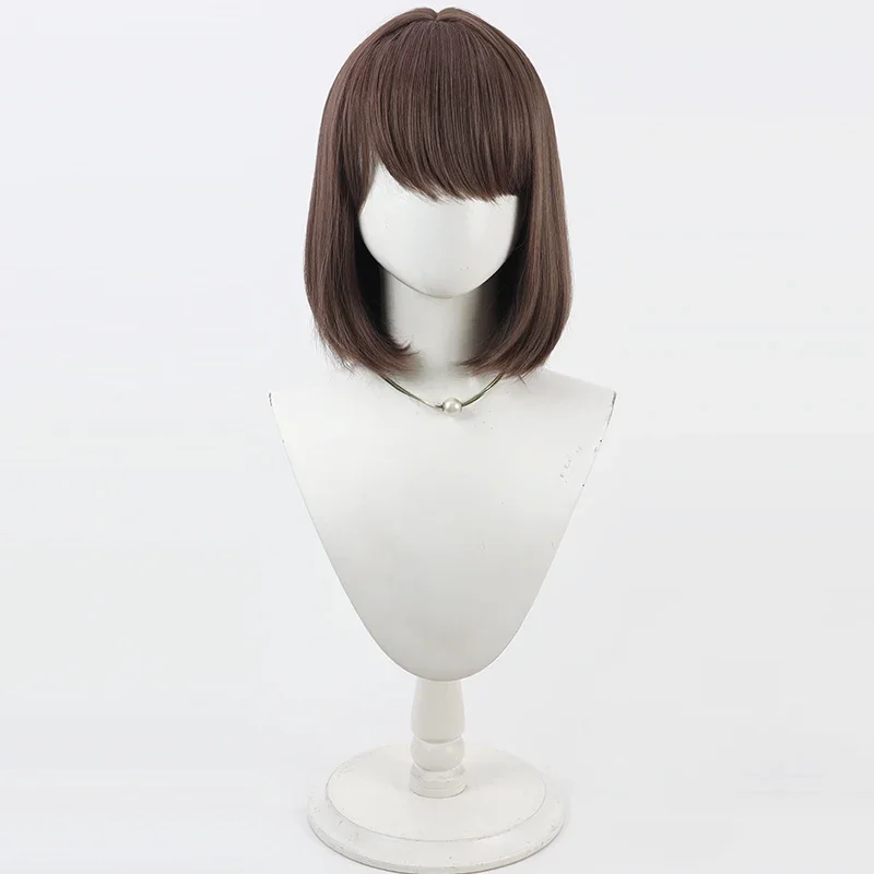 Anime Mahjong Soul Ninomiya Hana Wig Cosplay Halloween Party Prop Synthetic Hair Heat Resistant Fiber + Wig Cap