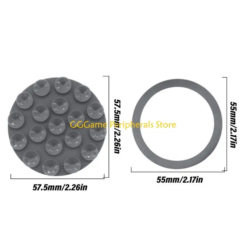 U55B 영상 통화 내비게이션 벽 장착을 위한 자기 홀드 보안 그립이 있는 강력한 자기 실리콘 흡입 전화 스탠드 랙
