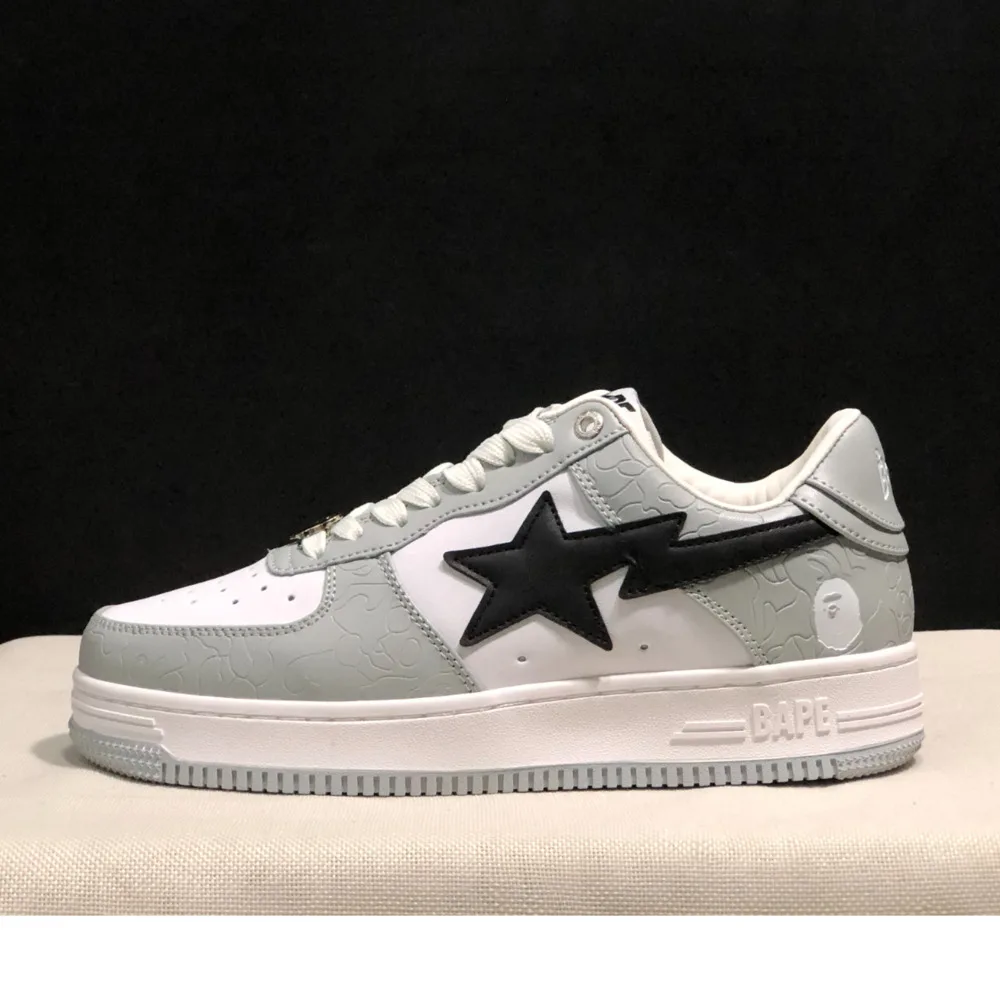 أحذية تزلج أصلية للرجال والنساء من Bape Sta Classics أحذية تزلج خارجية كاجوال من Bapesta Vibe Air أحذية رياضية عالية الجودة للمشي