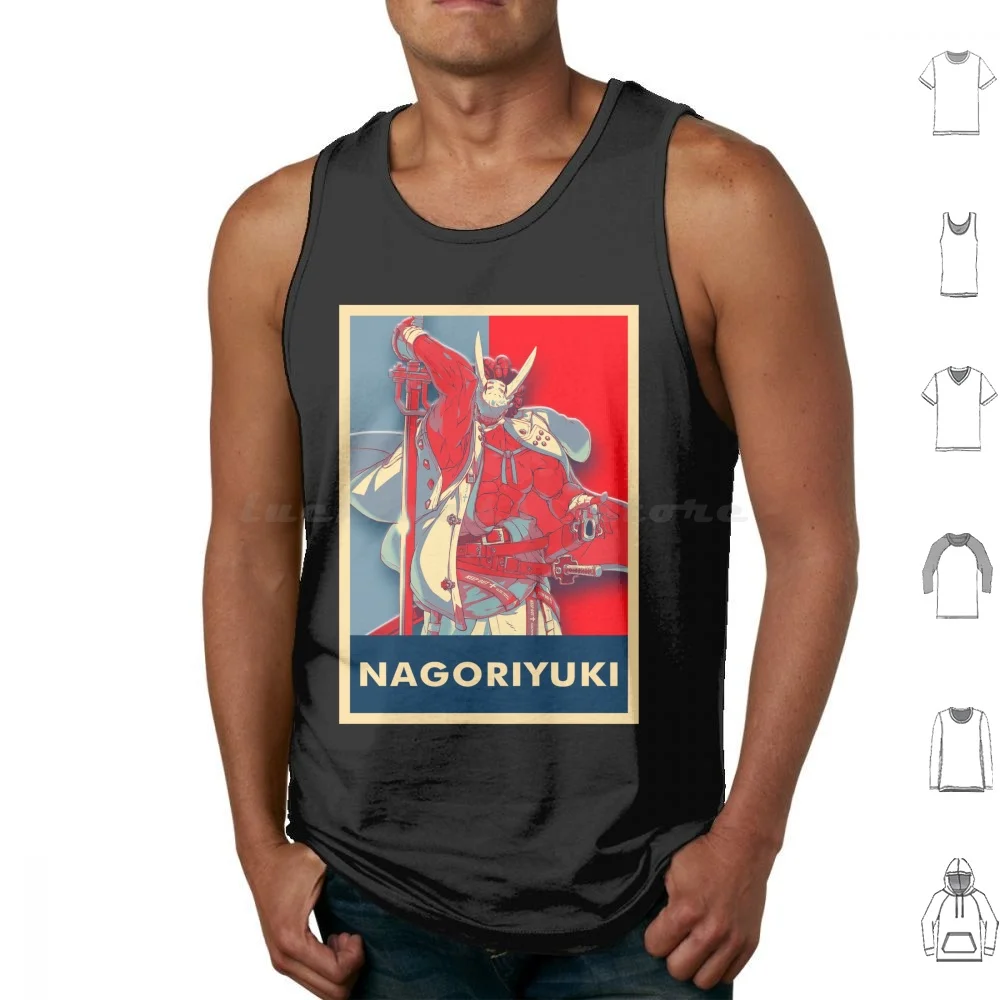 Nagoriyuki Tank Tops Vest Sleeveless Guilty Gear Anime Guilty Game Gear Strive Fighting Game Fighting Games Guilty Gear