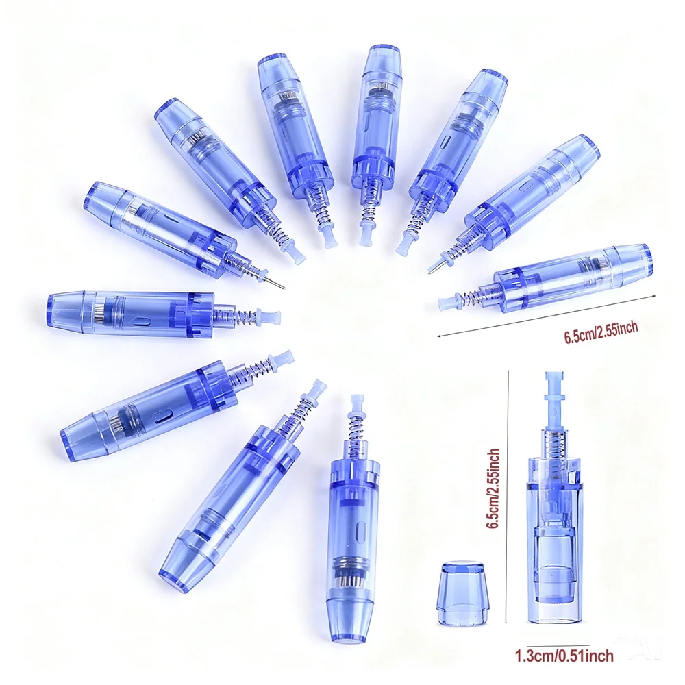 Bayonet Slot Cartridge Needle for A1 Pen Microneedle Pen Microneedling Tattoo for 9/12/24/36/42/Round Nano 3D 5D Microneedle