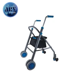 Folding Aluminum shopping rollator walker with Seat For Elder