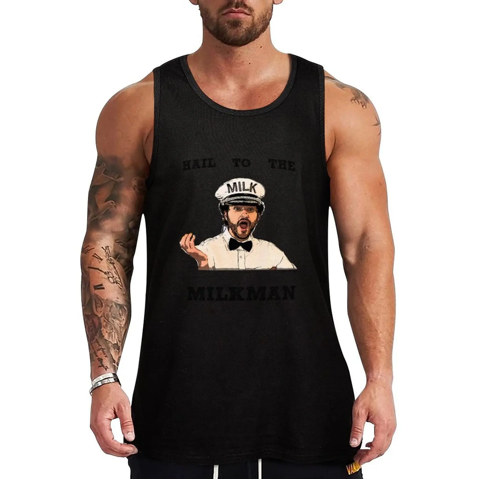 

THE MILKMAN - JAKE AND AMIR Tank Top quick-drying t-shirt t-shirts for Men's gym basketball clothing sleeveless