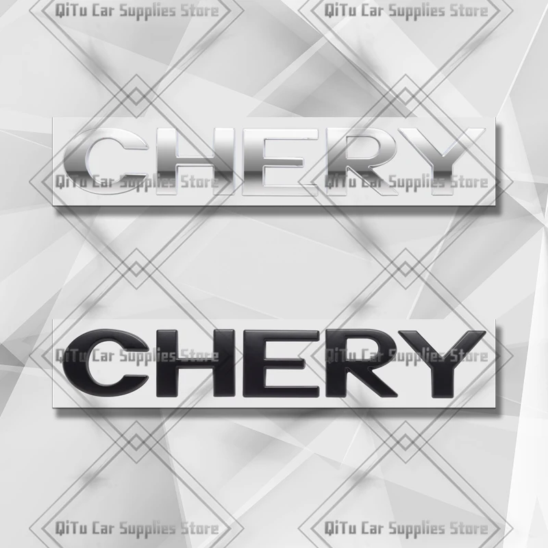 Aleación de Zinc para insignia de letra Chery Tiggo 2 7 3 5 T11 M11 A1 Fulwin Jaecoo carrocería de coche guardabarros emblema adhesivo pegatina 3D