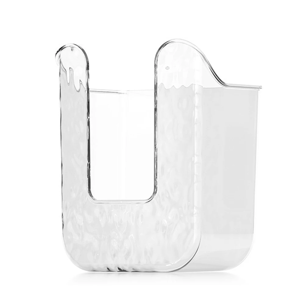 No-drill Tissue Box Punch-free Tissue Box No Damage To Wall Transparent Design Easy To Insert High-quality Materials