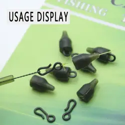 10 Pcs Quick Connect Quick Change Beads Rolling Rigs Stop Beads Portable Long Service Life Fishing Lures Beads