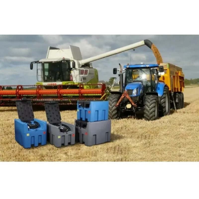 Mobile fuel tank with pump 200l/50 gallon diesel