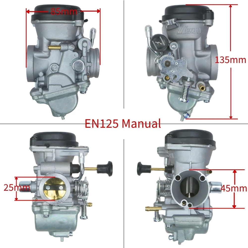 26 مللي متر دراجة نارية المكربن لسوزوكي EN125 125cc محرك GZ125 اللص GN125 GS125 EN125 Mikuni Carb