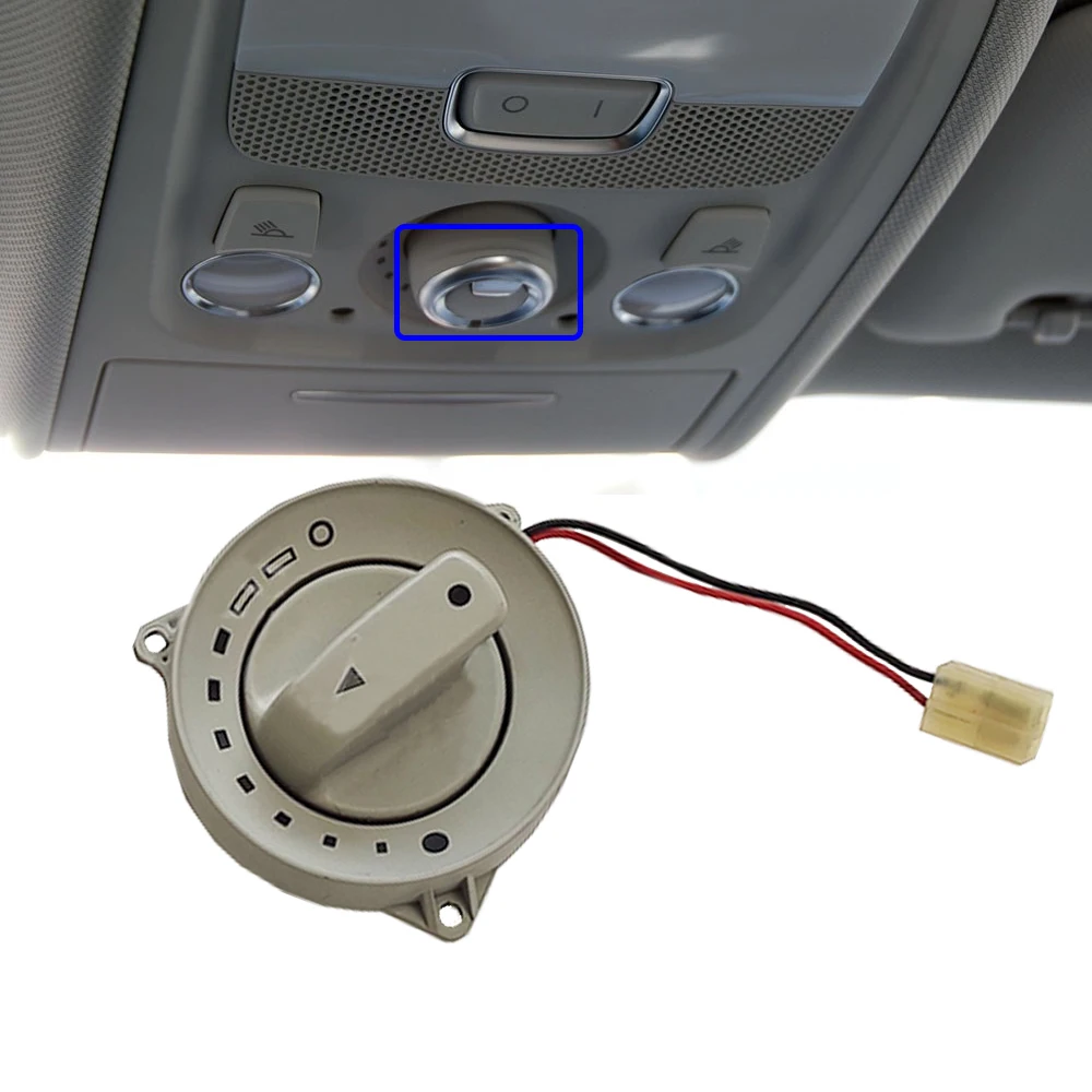 Yasong For Audi A3 A4 A6L C6 2006-2011 Q7 RS3  Car Inner Skylight Window Control Switch Dome Light Sunroof Button Adjus