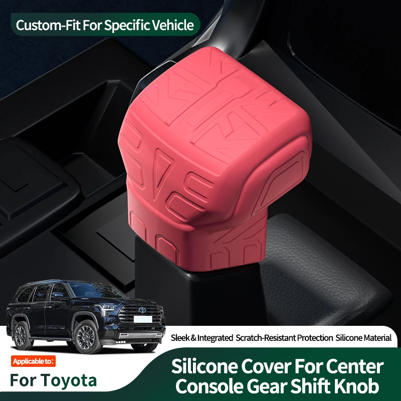 For Toyota Sequoia (2022-2025) Non-Slip Liquid Silicone Gear Shift Cover Car Interior Custom Protection Tuning Accessories