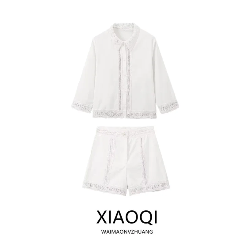 

Женский повседневный комплект с открытыми крючками иглами для средней талии, дизайн Sensation, осенний новый комплект Sle Faion для детей 25–35 лет