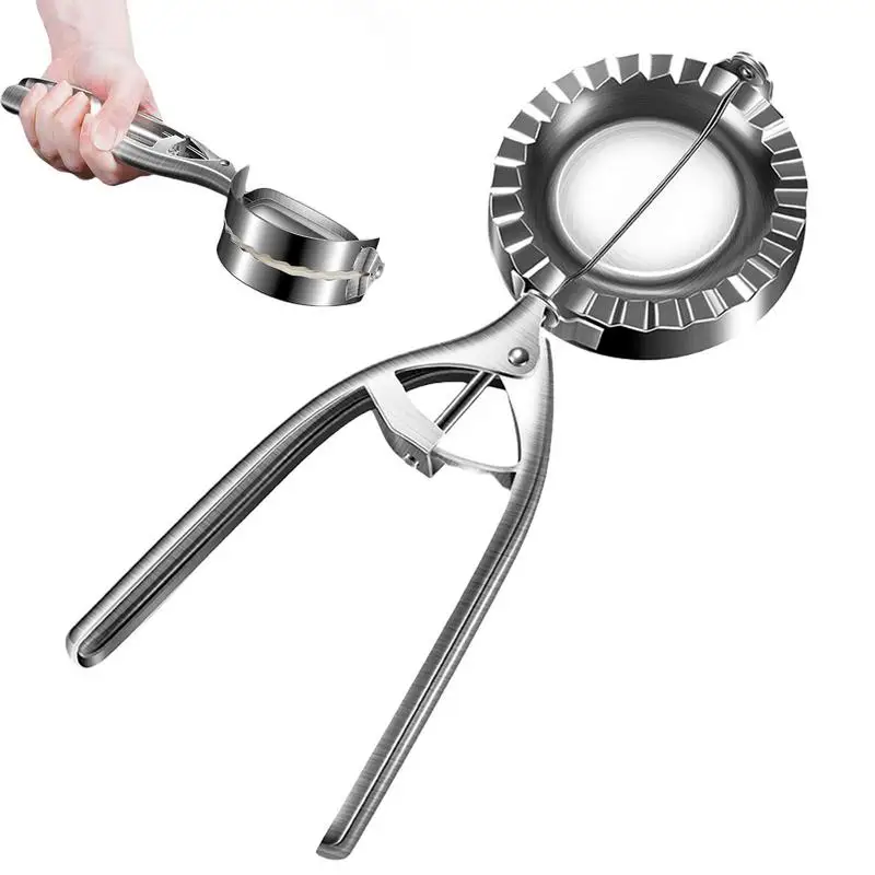 DIY Dumpling Mould Stainless Steel Ravioli Making Mold Dumpling Wrapper Tool Reusable Kitchen Cooking Baking Tools for Dumpling