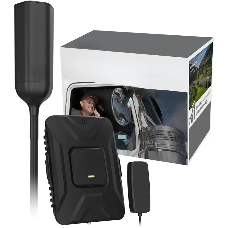 Tool Drive Reach OTR - Cell Phone Signal Booster for Trucks and SUVs for All U.S. Carriers - Verizon, AT&T, (model 477154)