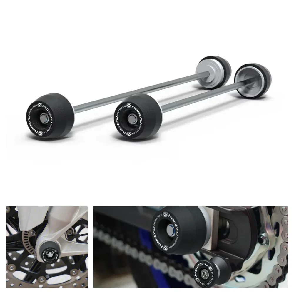 

For Yamaha YZF-R6 2017-2024 Front Rear Axle Fork Sliders Motorcycle Frame Crash Protector Wheel Hub Anti-Collision