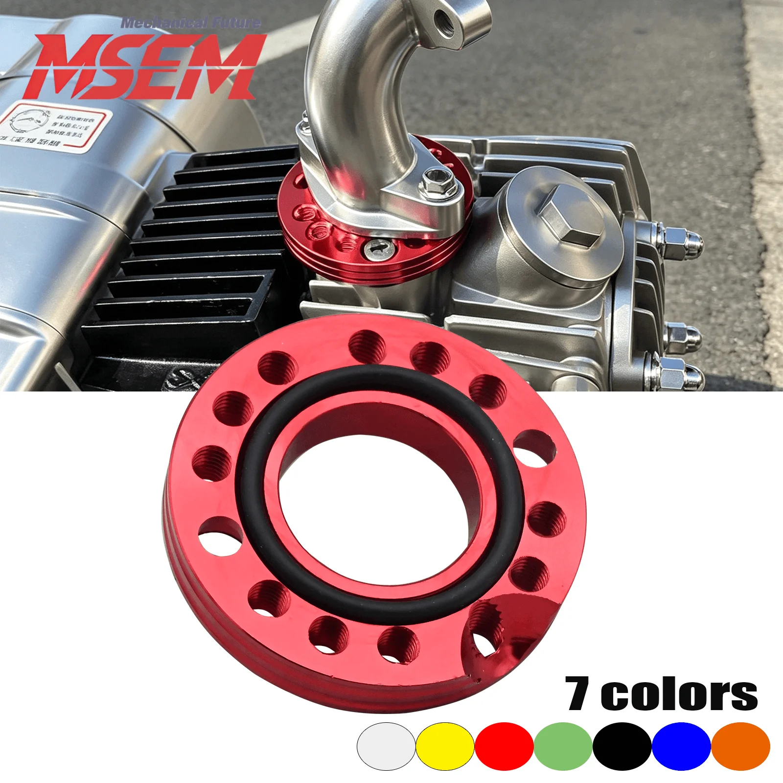 Universal ATV Motorcycle CNC Carb Adjuster Carburetor Inlet Manifold Spinner Plate Adaptor For KTM Honda Suzuki Yamaha Kawasaki