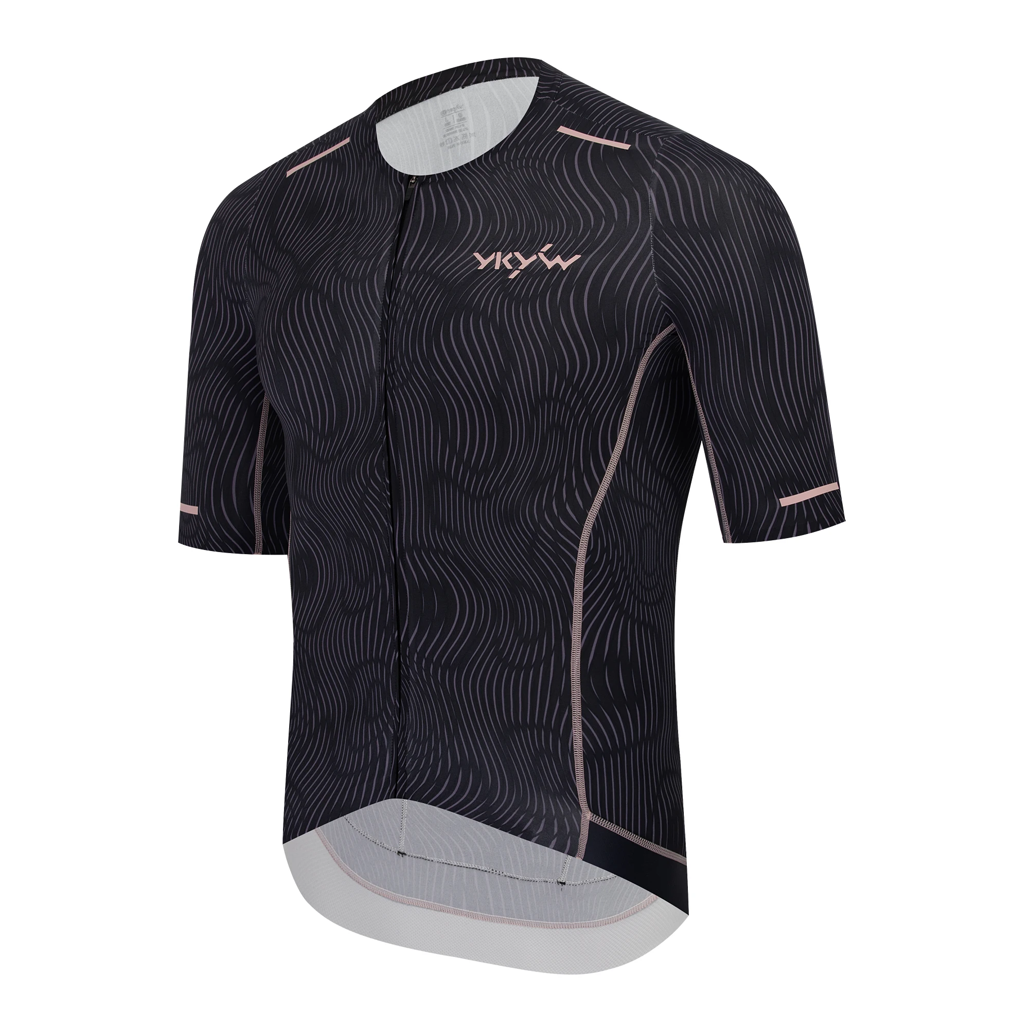 YKYWBIKE Pro Race Herren Radtrikot Leichtes Kühlendes Atmungsaktives Schnelltrocknendes Sommer-Rennrad MTB Fahrradbekleidung – Detail 14