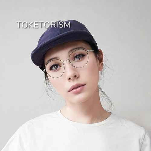 Imagen 2 del producto Toketorism Gafas de lectura para mujer, anteojos redondos, antiazules, gafas ópticas para hombre