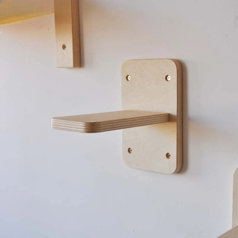 Cat climbing frame   wall solid wood board pet   jumping platform suction cup wooden board  climbing