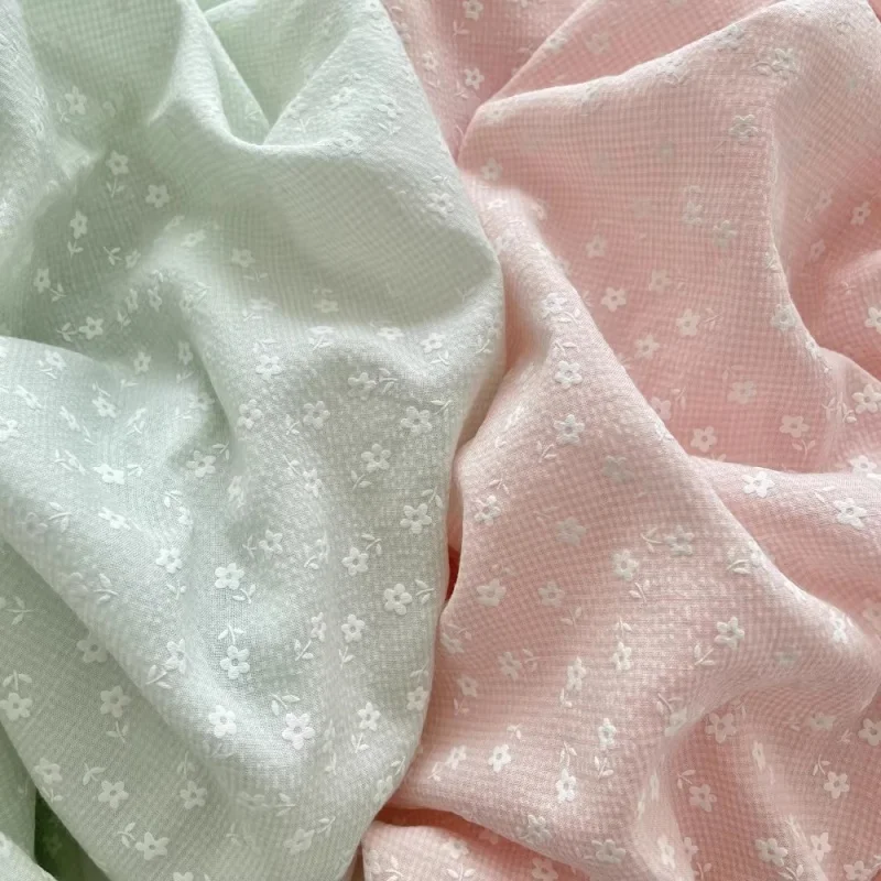 

Fresh and light-hearted "ins" style floral fabric dress, tablecloth, throw pillow, handcrafted DIY item