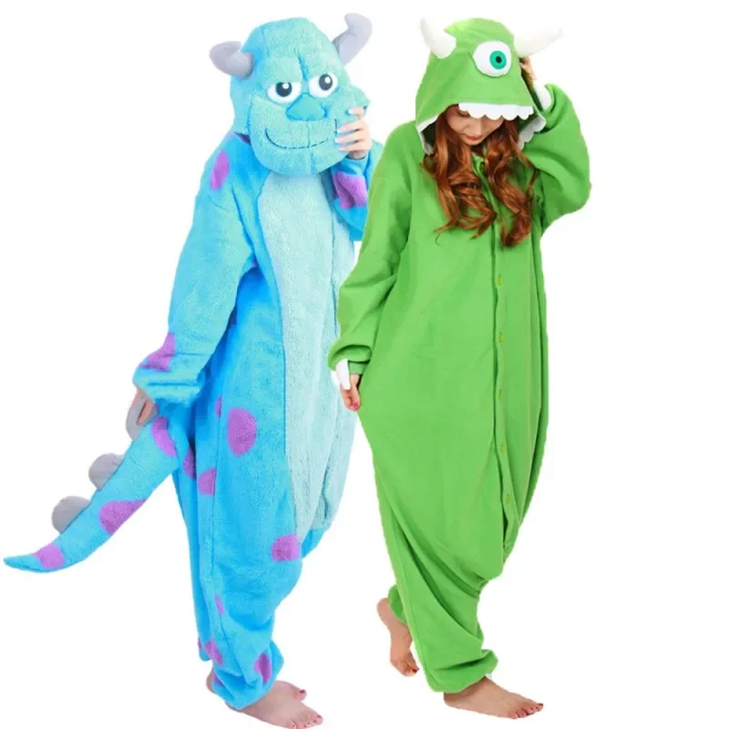 

Adult Halloween Onesie Cartoon Monsters Pajamas For Women Men Animal Kigurumi Pyjamas Homewear Cosplay Party Costume