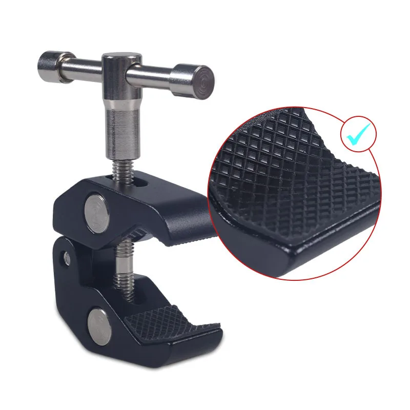 Szczypce zaciskowe z pazurem kraba Szczypce Uchwyt zaciskowy do statywu aparatu Monopod Studio Uchwyt lampy błyskowej Statyw Ramię Monopod Akcesoria