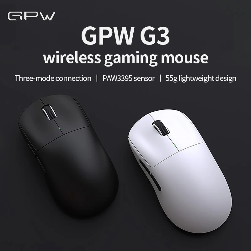 

SOREX 2025 Hot Model Tri-Mode Connectivity, PAW3311 Gaming Sensor, BT/2.4G Wireless/Wired Gaming Mouse Macro Gaming Mouse G3
