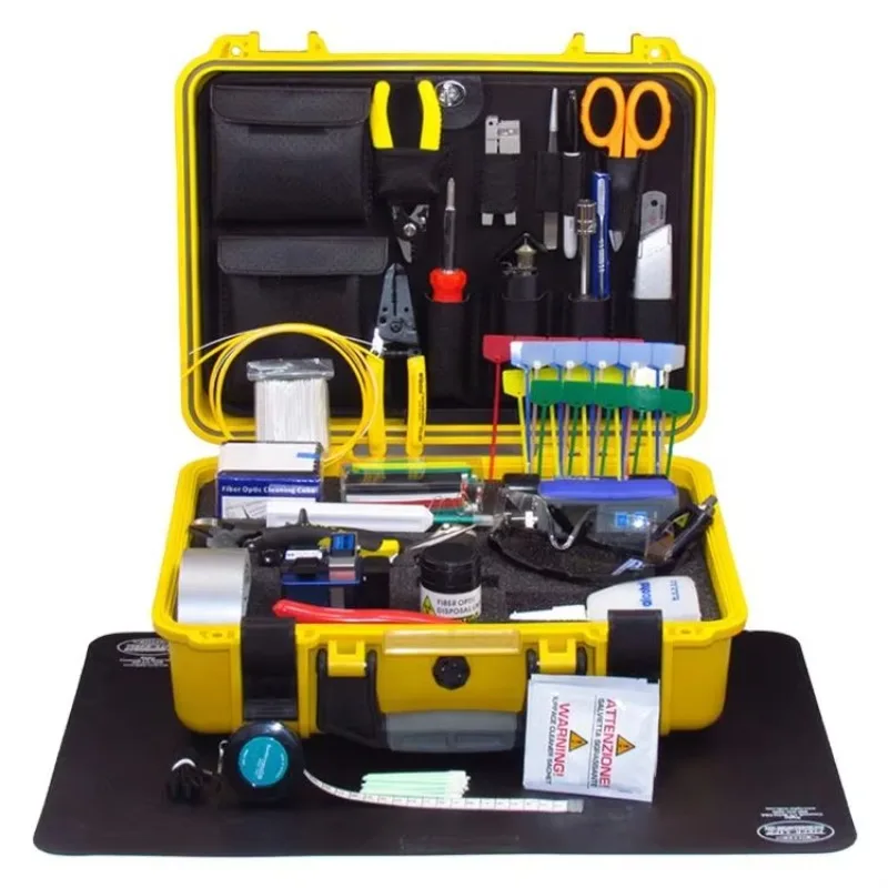 

KUNSHANG FTK-800S SC Fiber Fusion Splicer Case and Fiber Optic Tool Kit for FTTX FTTH Network