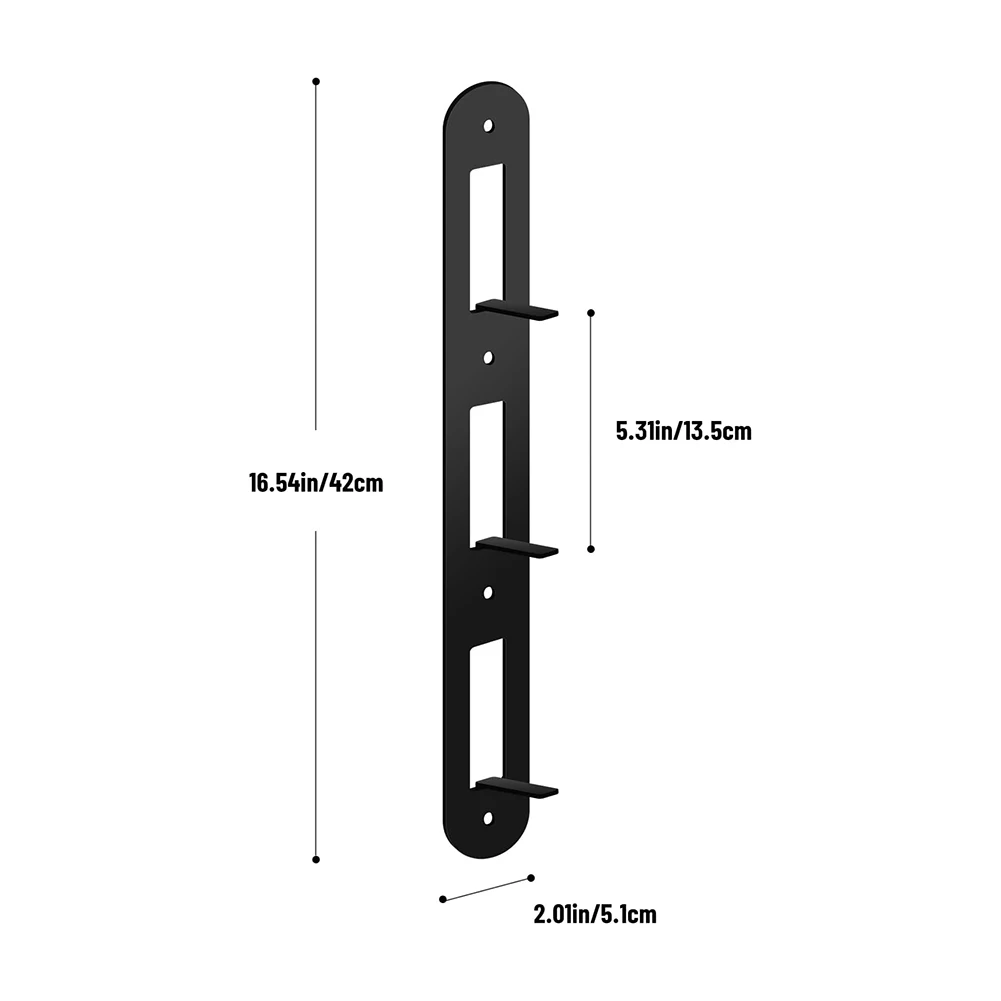

3-уровневая настенная стойка для дисков углошлифовальных машин, многослойный органайзер с крючками, экономия места в мастерской, нержавеющий металл, 42 см x 5,1 см, 1 шт./2 шт.
