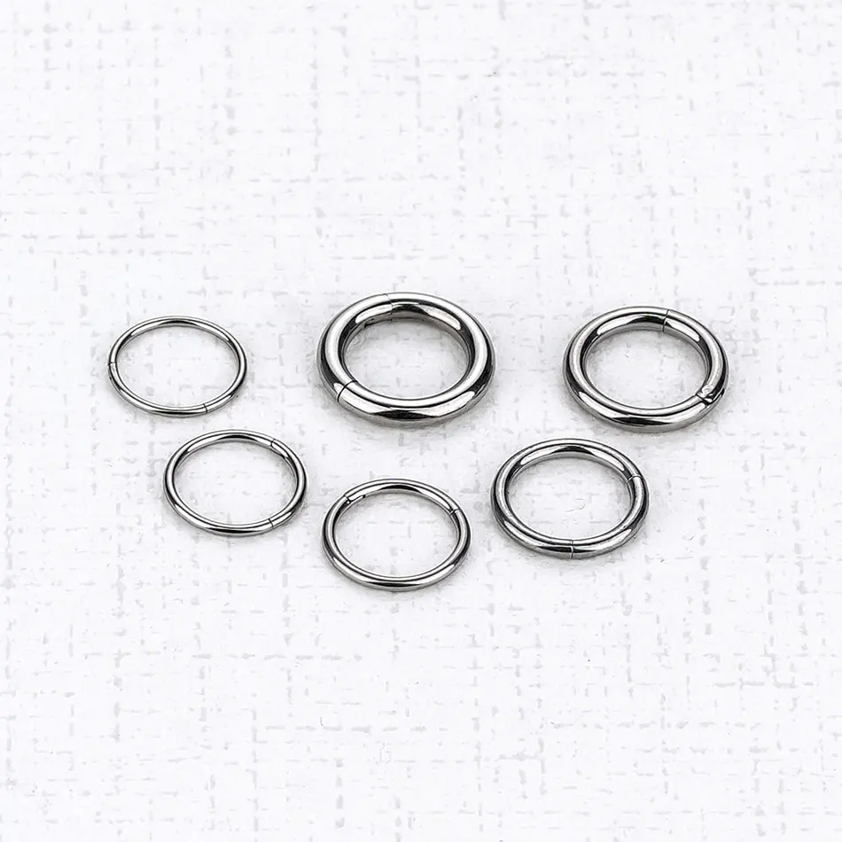 1Pc G23 Titanium Nose Septum Rings Open Small Septum Piercing Nose Earrings for Women Men Ear Nose Piercing Sexy Body Jewelry