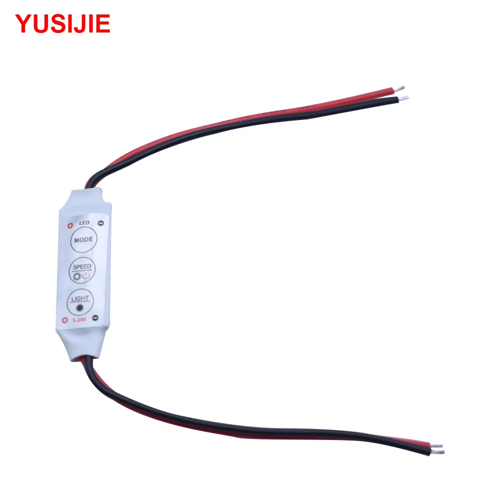 YUSIJIE-429 Button Adjustable LED Mini Strobe Module Breathing Flash Pilot Light Fast Flashing 10-24V Voltage