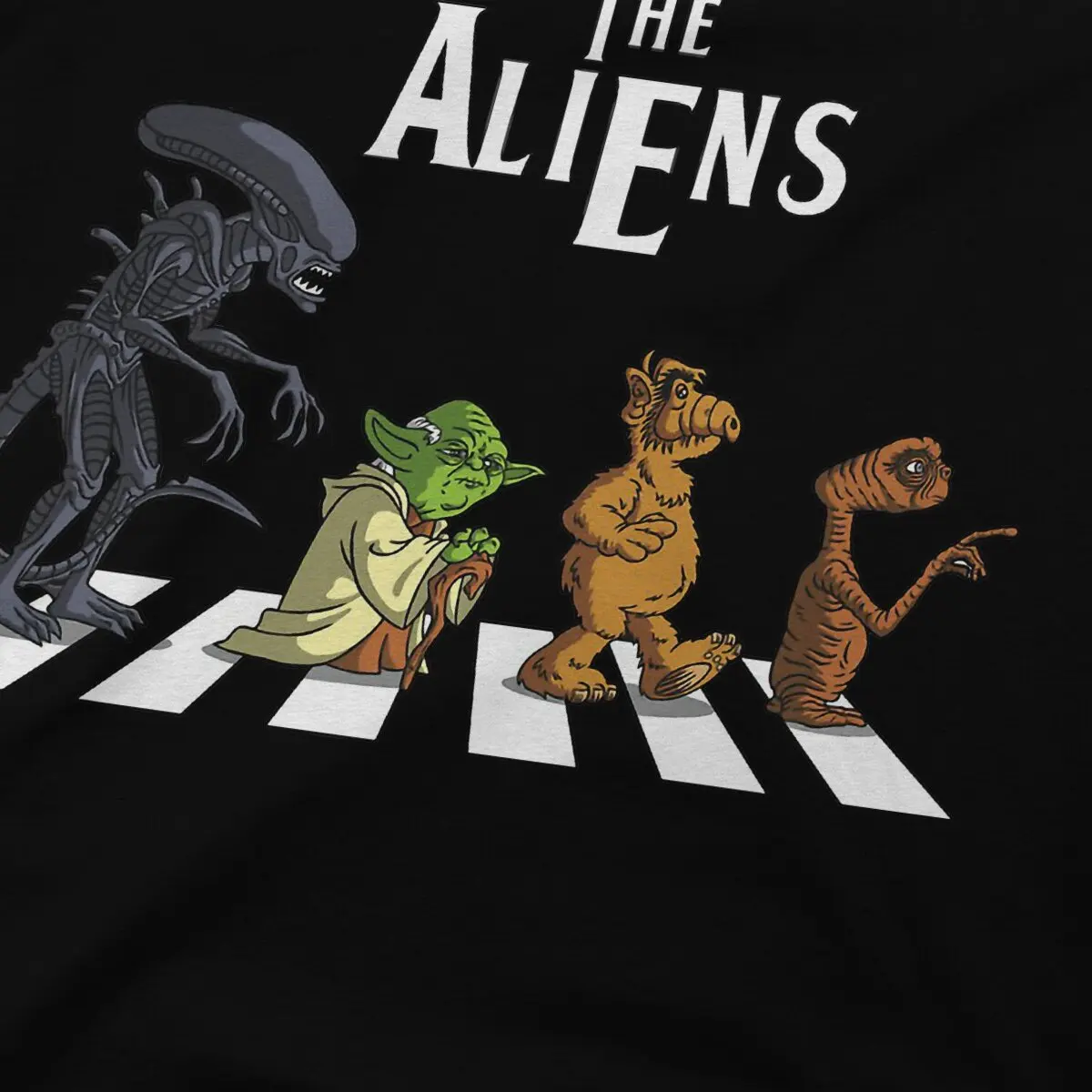 Alien Alan Ripley Horror Film The Aliens Abbey Road Tshirt Graphic Men Tops Vintage Grunge Summer Polyester  Harajuku T Shirt