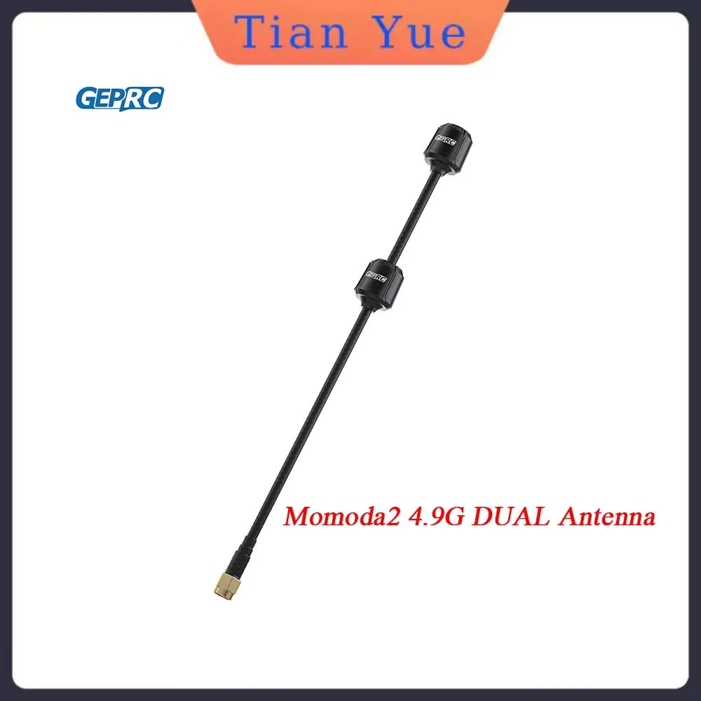 

GEPRC Momoda2 4,9G ДВОЙНАЯ антенна, длинная RHCP SMA усиление 3,65 дБи, идеальные детали «сделай сам» для RC FPV Quadcopter Drone, аксессуары для фристайла