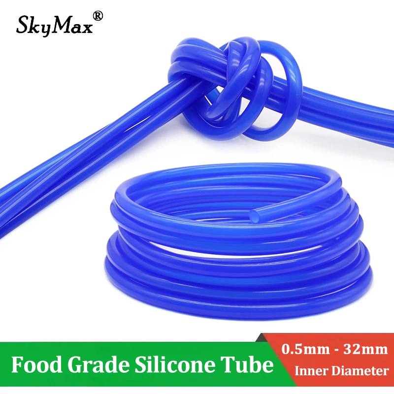 

1~10m Food Grade Silicone Tube Blue ID 2 3 4 5 6 8 9 10 12 - 32mm Flexible Rubber Hose Soft Drink Pipe Water Connector Plumbing