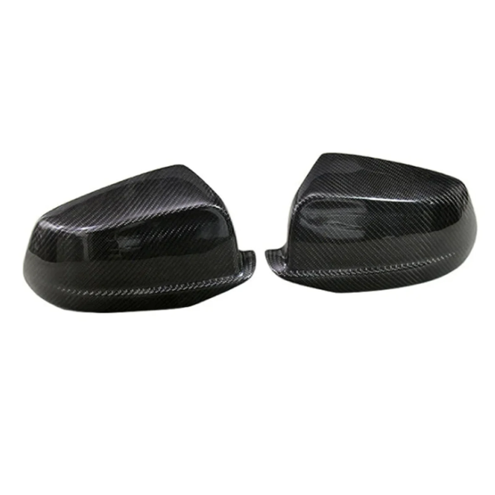 Carbon Fiber Side View Mirror Cover Caps Compatible for BMW E60 F10 GT F07 America Version F06 F12 F13 F01 F02 2007-2013