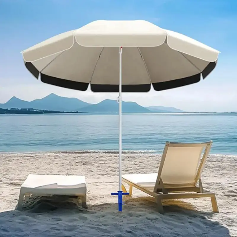 Umbrella Base Adjustable Plastic Sun Beach Patio Sand Ground Fixing Tools Anchor Stand Spike Auger Keep Holder Garden Access