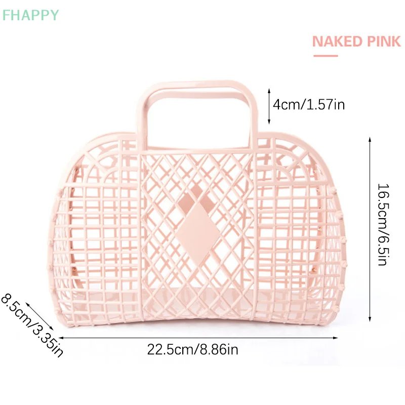 1pcs Detachable Shower Basket Plastic Bath Basket Bathroom Hollow Wash Storage Basket Shopping Basket Home Storage Organization