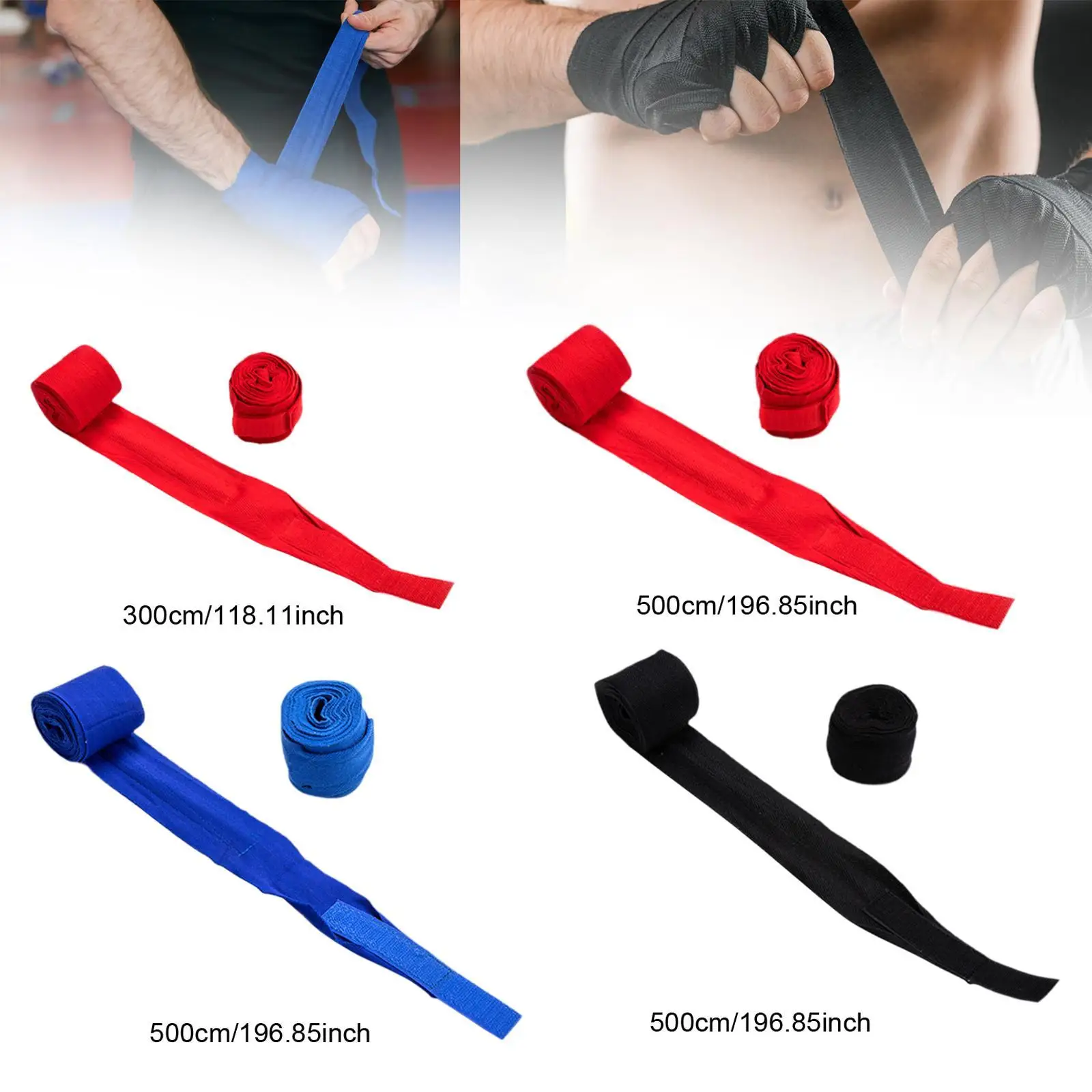 

2Pcs Boxing Hand Wraps Breathable Inner Gloves for Mma Indoor Taekwondo
