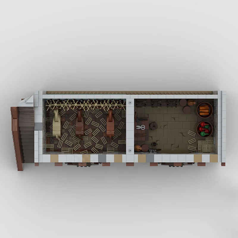 9007 قطعة MOC بناء القلعة Hohengeroldseck السمور قلعة نموذج كتل فكرة الإبداعية الطوب هدية الكريسماس الاطفال اللعب عيد ميلاد