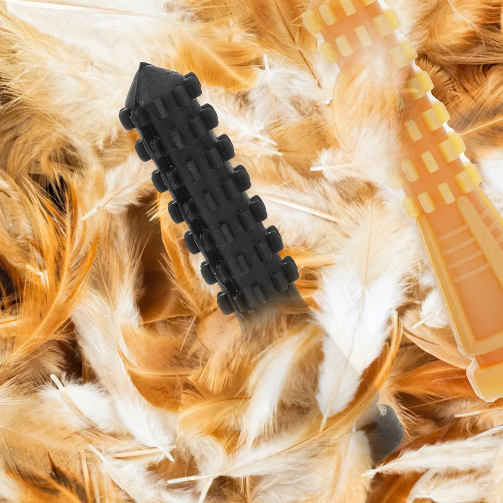 

6pcs Poultry Hair Removal Fingers Chicken Plucker Tool Rubber Sticks For Plucking Replacement Parts Depilation