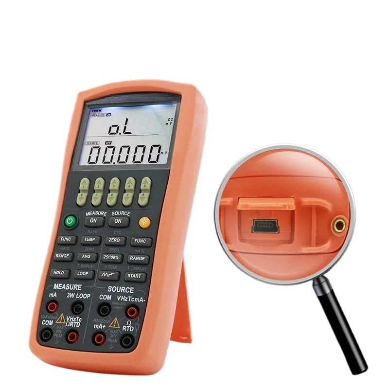 High Precision Process Instrument Calibrator Multifunction Temperature Signal Tester Thermocouple RTD Resistance Calibration