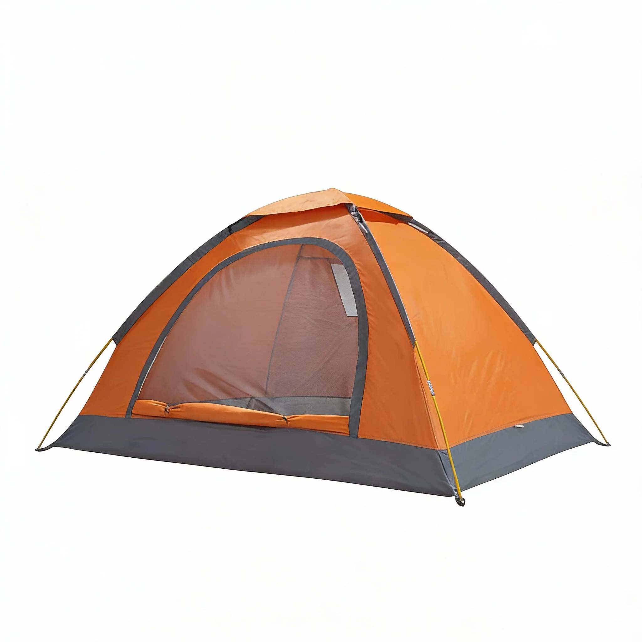Portable Instant Pop Tent 1 2 Person Outdoor Camping Waterproof Single Folding 210D Oxford Fiberglass Frame for Hiking Picnic - view 6