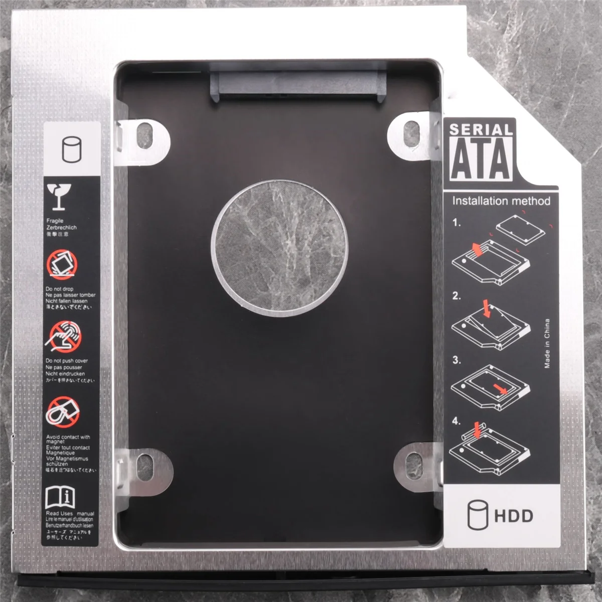 SWXF 第2世代 HDD SSD ハードドライブトレイ交換用 T420 T430 T510 T520 T530 W510 W520 W530対応、内蔵ノートパソコン CD/DVD-ROM 光学式モジュール