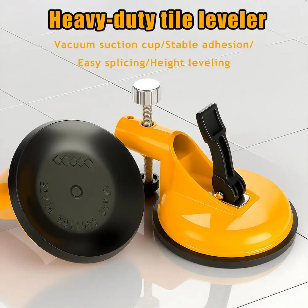 17cm Adjustable Height Setter Professional Countertop Seam Leveling Alignment Clamp Tool Rubber Suction Cup Floor Gap Fixer Tool