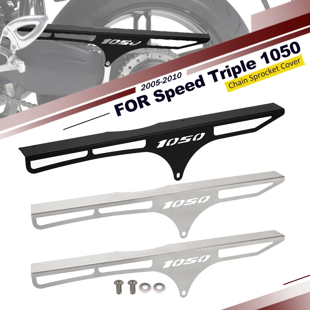 

FOR Speed Triple 1050 2005-20006-2007-2008-2009-2010 Motorcycle Chain Guard Protection Cover Sprocket Protector Accessories