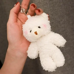 Entzückender Rouge Bär Schöner Cartoon Schlüsselbund Tierkana Tierpuppen Schlüsselketten weibliche Mädchen 6 Hauptverkäufe Coelho Teddy Bear - №6